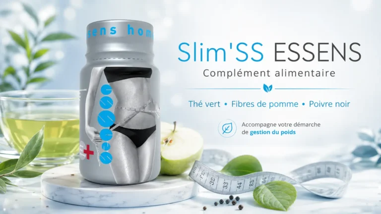 Slim’SS ESSENS complément alimentaire au thé vert, fibres de pomme et extrait de poivre noir