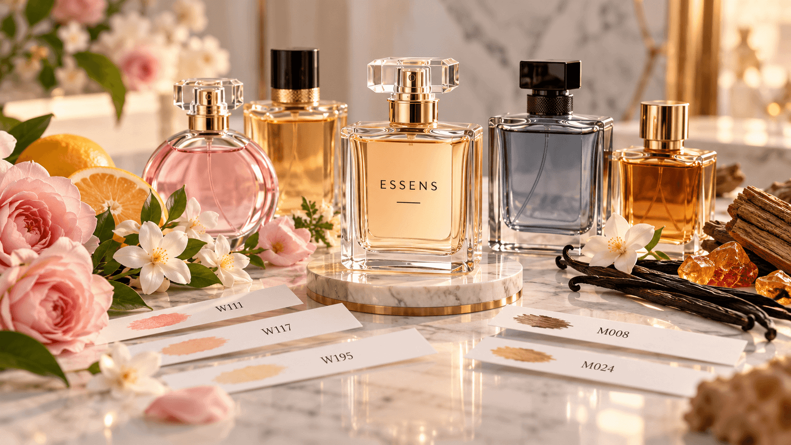 Équivalence parfum ESSENS 2026 femme et homme avec guide des correspondances